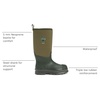 image:imageMUCK Mens Chore Cool Tall BootGreen