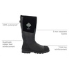 image:imageMUCK Mens Wide Calf Chore Tall BootBlack
