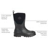 image:imageMUCK Womens Chore Classic Mid BootBlack